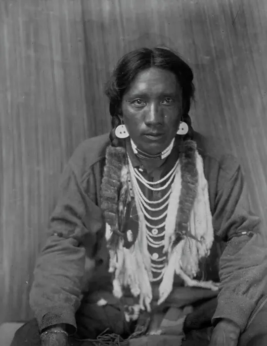 Framed Print : Shirt - Kalispel, c1910. Creator: Edward Sheriff Curtis
