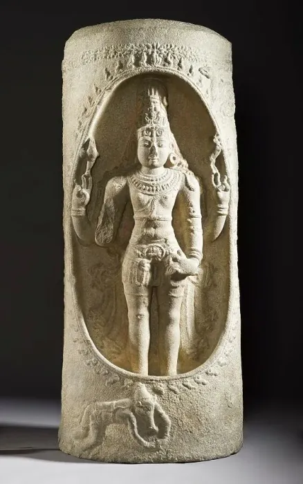 Framed Print : Shiva as the Cosmic Pillar, early 12th century. Creator: Unknown Framed Print : Shiva as the Cosmic Pillar, early 12th century. Creator: Unknown