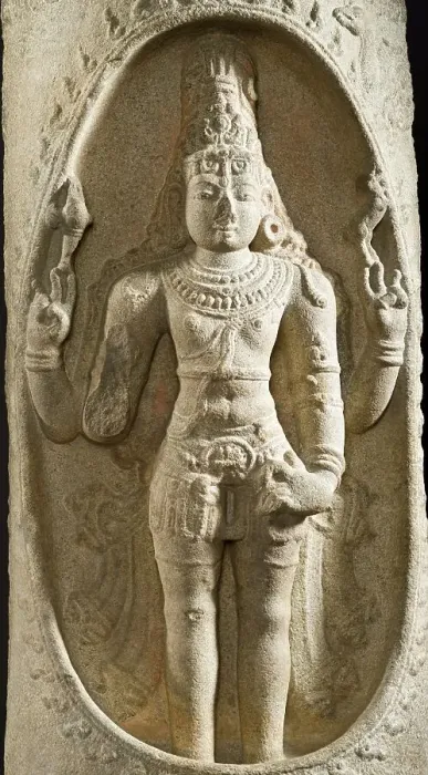 Framed Print : Shiva as the Cosmic Pillar, early 12th century. Creator: Unknown Framed Print : Shiva as the Cosmic Pillar, early 12th century. Creator: Unknown