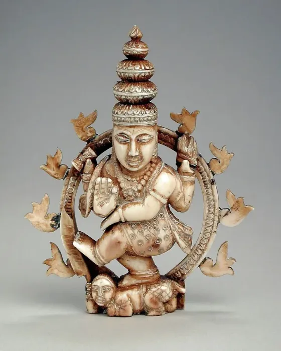 Framed Print : Shiva as the Lord of Dance, 17th-18th century. Creator: Unknown Framed Print : Shiva as the Lord of Dance, 17th-18th century. Creator: Unknown