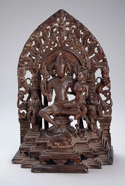 Shiva's Family, c.1100. Creator: Unknown