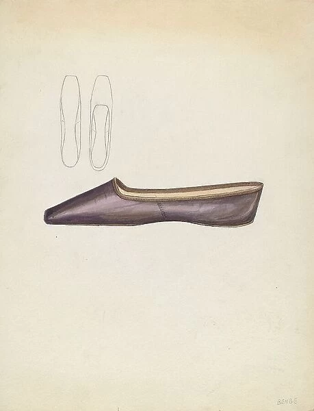 Shoe, 1935 / 1942. Creator: Jessie M. Benge