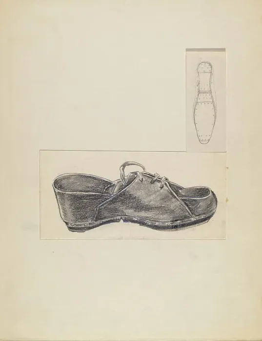 Framed Print : Shoe, 1935 / 1942. Creator: Melita Hofmann Framed Print : Shoe, 1935 / 1942. Creator: Melita Hofmann
