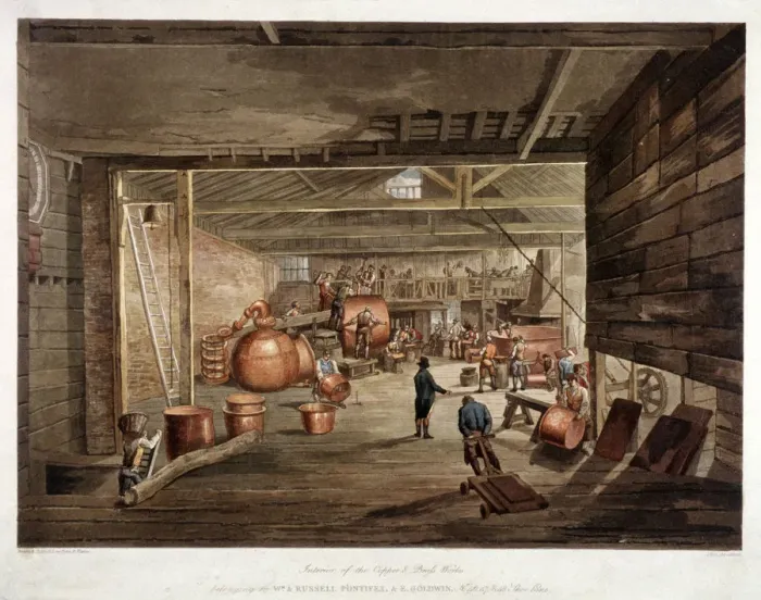 Framed Print : Shoe Lane, London, c1806. Artist: William Henry Pyne Framed Print : Shoe Lane, London, c1806. Artist: William Henry Pyne