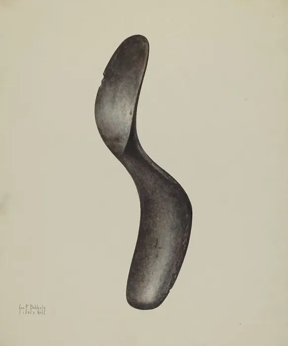 Framed Print : Shoe Last, 1938. Creator: George Bobholz Framed Print : Shoe Last, 1938. Creator: George Bobholz