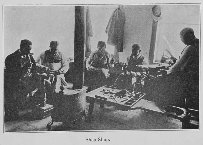 Framed Print : Shoe Shop, 1903. Creator: Unknown Framed Print : Shoe Shop, 1903. Creator: Unknown