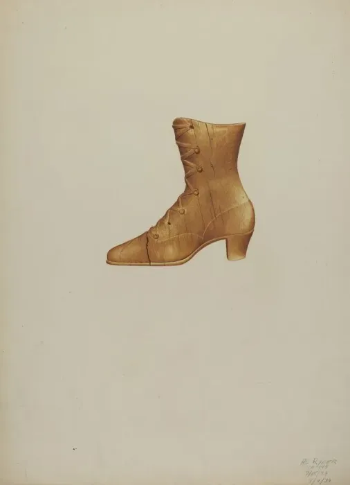 Framed Print : Shoe Sign, 1939. Creator: Albert Ryder Framed Print : Shoe Sign, 1939. Creator: Albert Ryder