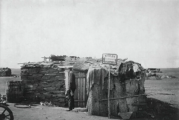 Shoemaker Fedotov's Balagan on Lake Shira, 1895. Creator: LI Vonago