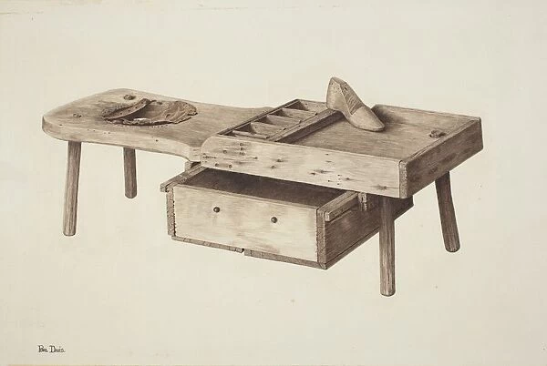 Shoemakers Bench, c. 1941. Creator: Pearl Davis