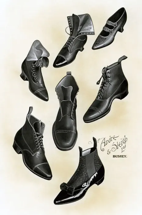 Framed Print : Shoes, 1902-1903. Artist: Andre & Sleigh Framed Print : Shoes, 1902-1903. Artist: Andre & Sleigh