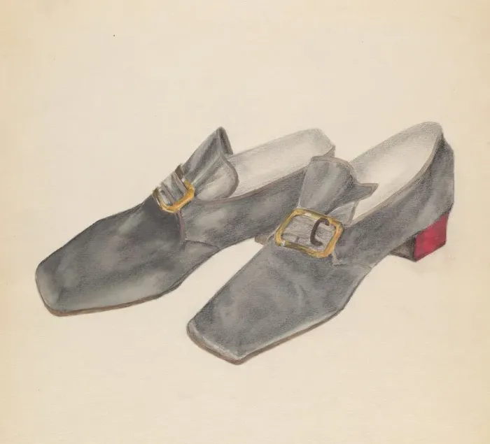 Framed Print : Shoes, 1935 / 1942. Creator: Nancy Crimi Framed Print : Shoes, 1935 / 1942. Creator: Nancy Crimi
