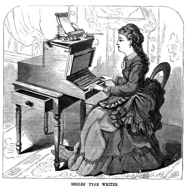 Sholes Type Writer, 1872