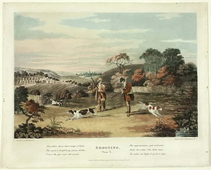Framed Print : Shooting: Verse 1, 1819. Creator: Thomas Sutherland Framed Print : Shooting: Verse 1, 1819. Creator: Thomas Sutherland