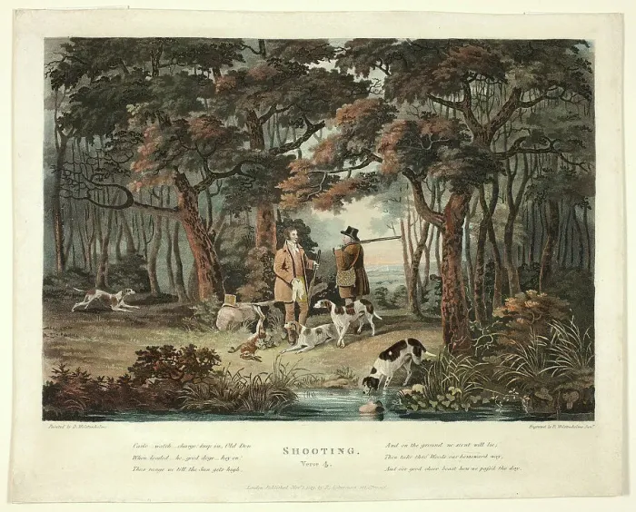 Framed Print : Shooting: Verse 4, 1819. Creator: Thomas Sutherland Framed Print : Shooting: Verse 4, 1819. Creator: Thomas Sutherland