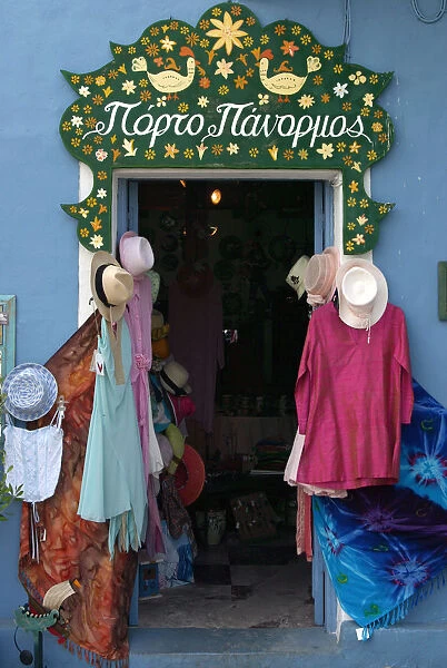Shop doorway, Fiskardo, Kefalonia, Greece