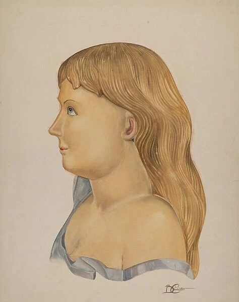Shop Figure of Child, c. 1937. Creator: Beverly Chichester