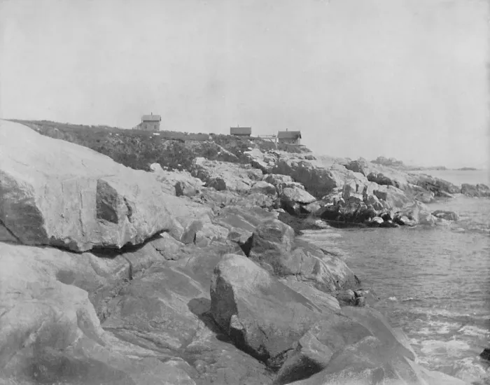 Framed Print : Shore Front, Marblehead, Massachusetts, c1897. Creator: Unknown Framed Print : Shore Front, Marblehead, Massachusetts, c1897. Creator: Unknown