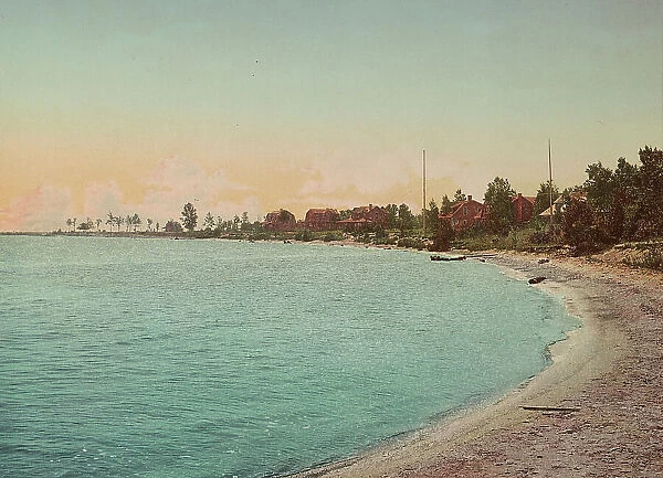 Along the shore at Harbor Beach, Michigan, c1901. Creator: Unknown
