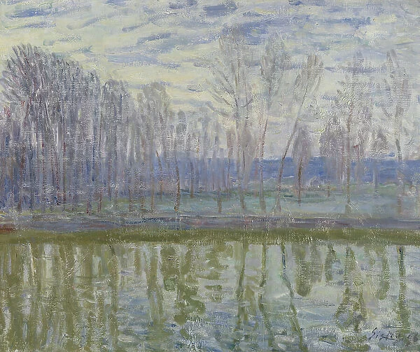 On the Shores of Loing, 1896. Creator: Alfred Sisley