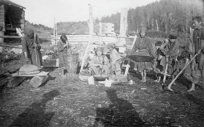 Framed Print : The Shors demonstrate the main tools for cultivating the land (hoe - abyl, harrow) and... 1913. Creator: GI Ivanov. The Shors demonstrate the main tools for cultivating the land (hoe - abyl, harrow) and... 1913. Creator: GI Ivanov Framed Print : The Shors demonstrate the main tools for cultivating the land (hoe - abyl, harrow) and... 1913. Creator: GI Ivanov. The Shors demonstrate the main tools for cultivating the land (hoe - abyl, harrow) and... 1913. Creator: GI Ivanov