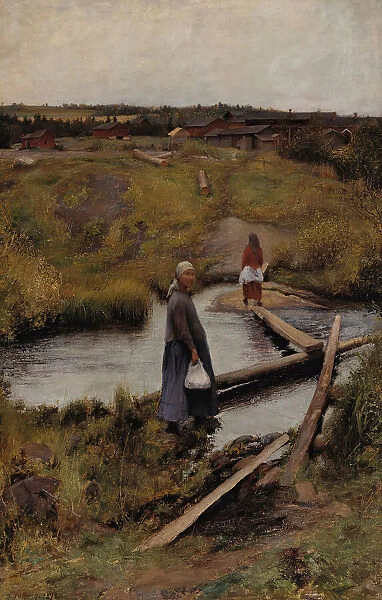 The Short Cut, 1892. Creator: Halonen, Pekka (1865-1933)