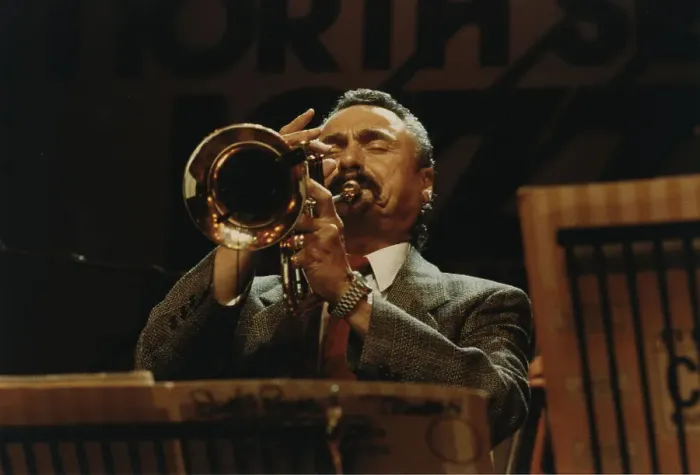 Framed Print : Shorty Rogers, North Sea Jazz Festival, Netherlands, 1991. Creator: Brian Foskett Framed Print : Shorty Rogers, North Sea Jazz Festival, Netherlands, 1991. Creator: Brian Foskett
