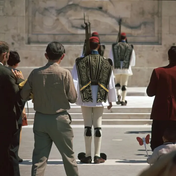 Framed Print : Shot of the Ezvones at the Tomb of the Unknown Soldier Framed Print : Shot of the Ezvones at the Tomb of the Unknown Soldier