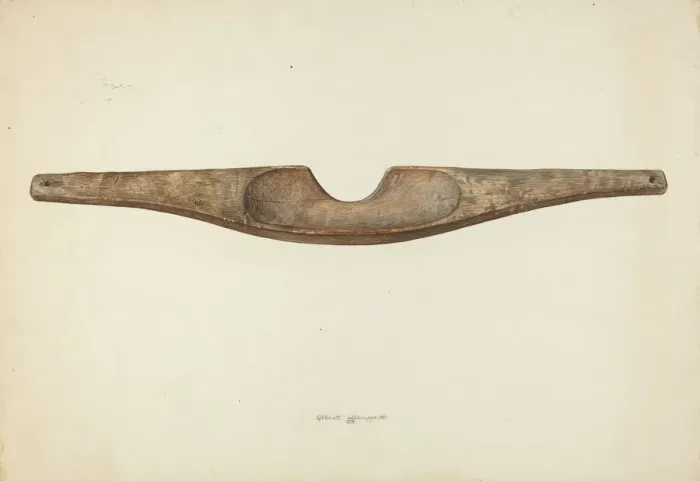 Framed Print : Shoulder Yoke, 1939. Creator: Albert Geuppert Framed Print : Shoulder Yoke, 1939. Creator: Albert Geuppert