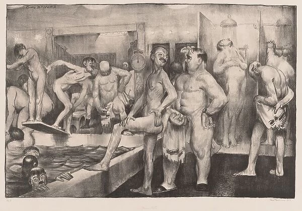 The Shower-Bath, 1917. Creator: George Wesley Bellows