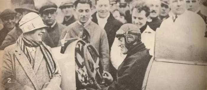 Framed Print : Showing the driving mechanism to interested spectators, c1927, (1935) Framed Print : Showing the driving mechanism to interested spectators, c1927, (1935)