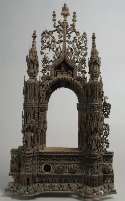 Framed Print : Shrine, Italian, 15th century. Creator: Unknown Framed Print : Shrine, Italian, 15th century. Creator: Unknown