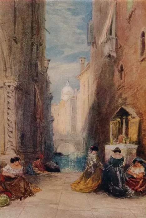Framed Print : A Shrine In Venice, c1820-1870, (1924). Artist: James Holland Framed Print : A Shrine In Venice, c1820-1870, (1924). Artist: James Holland
