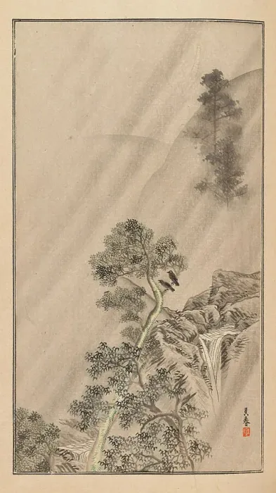 Framed Print : Shubi gakan (Drawing Methods for Aesthetic Pictures), 1889. Creator: Sakujiro, Nanbara (active 1889) Framed Print : Shubi gakan (Drawing Methods for Aesthetic Pictures), 1889. Creator: Sakujiro, Nanbara (active 1889)