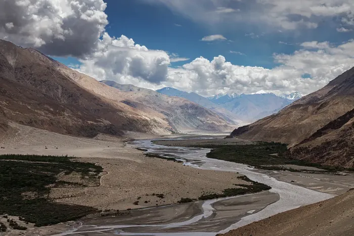 Framed Print : Shyok River, Nubra Valley, Ladakh, India, 2023. Creator: Peter Thompson Framed Print : Shyok River, Nubra Valley, Ladakh, India, 2023. Creator: Peter Thompson