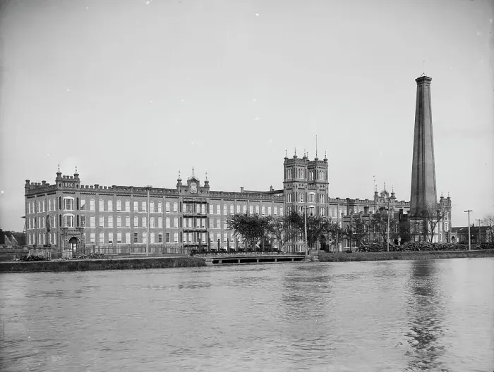Framed Print : Sibley Cotton Mills, Augusta, Ga. c1903. Creator: Unknown Framed Print : Sibley Cotton Mills, Augusta, Ga. c1903. Creator: Unknown