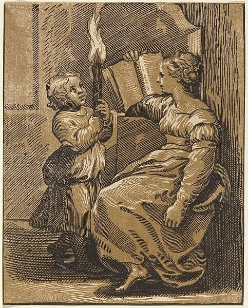 Sibyl Reading, 16th century. Creator: Unknown