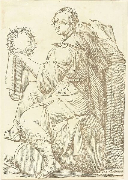 Sibylla Delphica, 1625. Creator: Jacques Stella