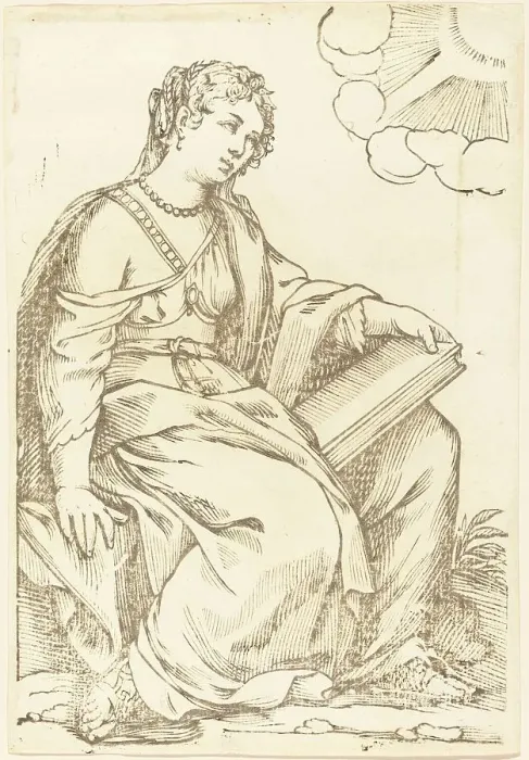 Framed Print : Sibylla Persica, 1625. Creator: Jacques Stella Framed Print : Sibylla Persica, 1625. Creator: Jacques Stella