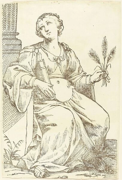 Sibylla Samia, 1625. Creator: Jacques Stella