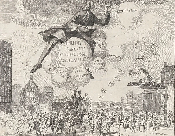 Sic Transit Gloria Mundi, ca. 1762. ca. 1762. Creator: Paul Sandwich