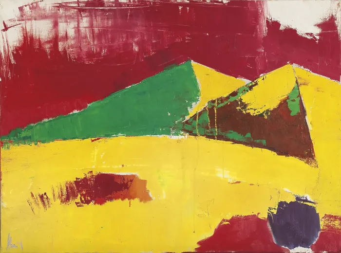 Framed Print : Sicile (Agrigente), 1953. Creator: Nicolas de Stael