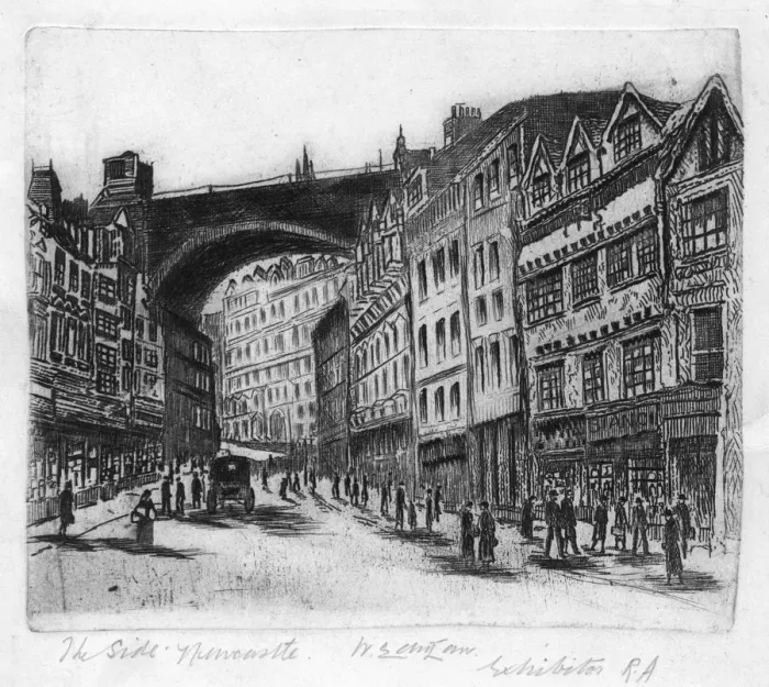 Framed Print : The Side, Newcastle Upon Tyne