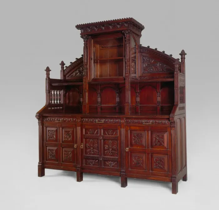 Framed Print : Sideboard, 1876 / 80. Creator: Herter Brothers Framed Print : Sideboard, 1876 / 80. Creator: Herter Brothers