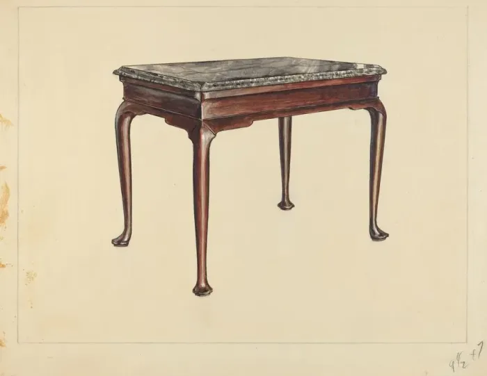 Framed Print : Sideboard, 1936. Creator: M. Rosenshield-von-Paulin Framed Print : Sideboard, 1936. Creator: M. Rosenshield-von-Paulin