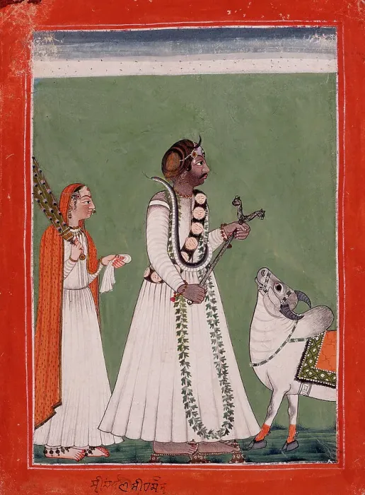 Framed Print : Sidh Sen (reigned 1684-1727) Dressed as Shiva, c1730. Creator: Unknown Framed Print : Sidh Sen (reigned 1684-1727) Dressed as Shiva, c1730. Creator: Unknown