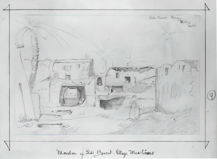 Framed Print : Sidi Barcat Mosque, c. 1893. Creator: Louis Michel Eilshemius Framed Print : Sidi Barcat Mosque, c. 1893. Creator: Louis Michel Eilshemius