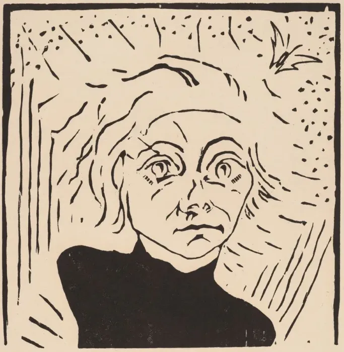 Framed Print : Sidi Heckel, 1919. Creator: Walter Gramatté Framed Print : Sidi Heckel, 1919. Creator: Walter Gramatté