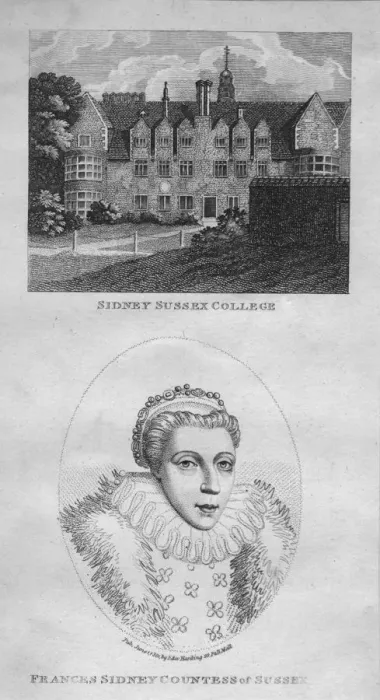 Framed Print : Sidney Sussex College; Frances Sidney Countess of Sussex, 1801. Creator: Edward Harding Framed Print : Sidney Sussex College; Frances Sidney Countess of Sussex, 1801. Creator: Edward Harding