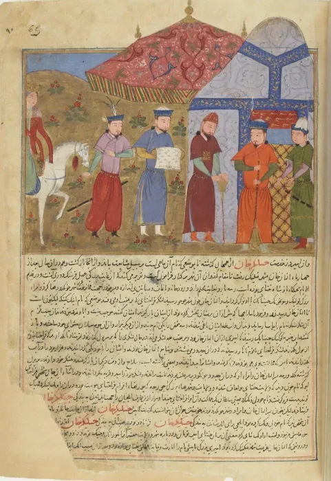 Framed Print : The siege of Beijing. Miniature from Jami al-tawarikh (Universal History), ca 1430. Artist: Anonymous Framed Print : The siege of Beijing. Miniature from Jami al-tawarikh (Universal History), ca 1430. Artist: Anonymous