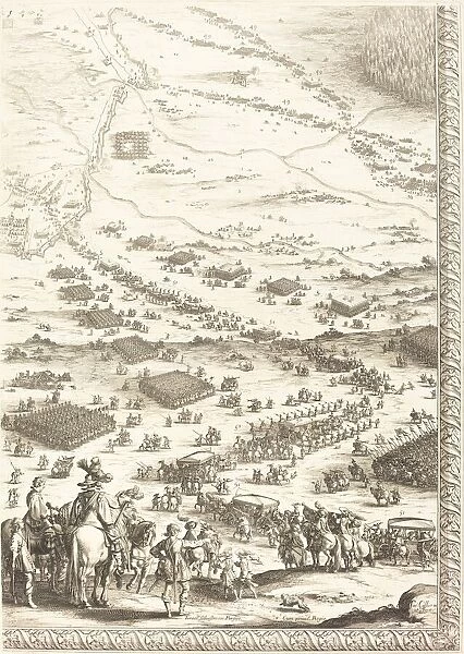 The Siege of Breda [plate 6 of 6], 1627 / 1628. Creator: Jacques Callot